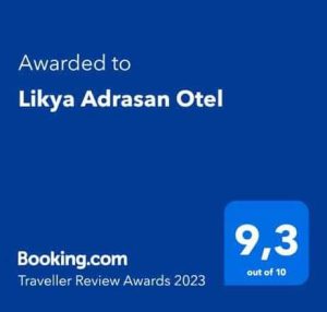 Likya Adrasan Otel Booking Ödülleri
